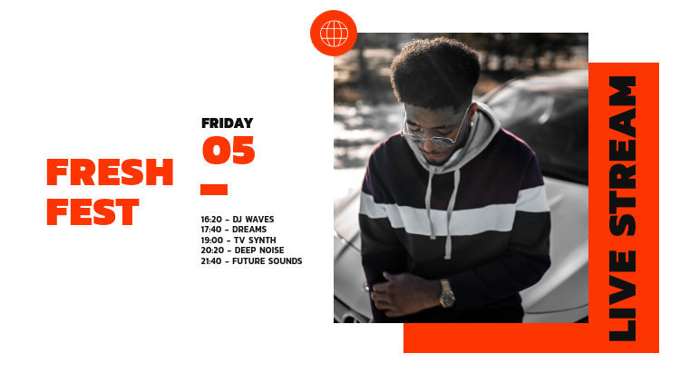 Placeit - Twitch Banner Design Maker for Freestyle Rap Festivals