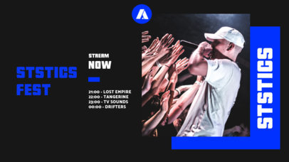 Twitch Banner Generator for a Music Fest Streaming