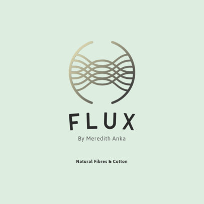 Abstract Logo Maker for Organic Apparel Brands