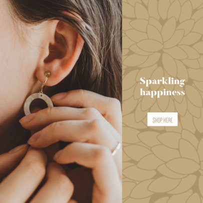 Ad Banner Design Template for Accessories Business Opportunities 2904g