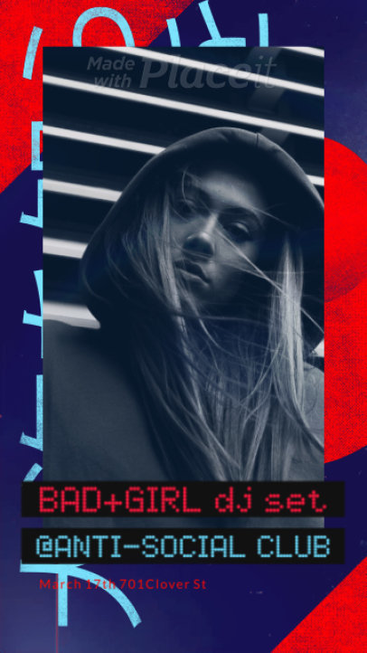 Instagram Story Video Maker for EDM Music Artists 