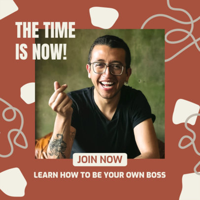 Ad Banner Template for a MLM Recruiting Announcement 2901i