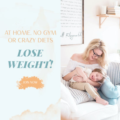 MLM Ad Banner Templates for a Lose Weight Campaign 2903e