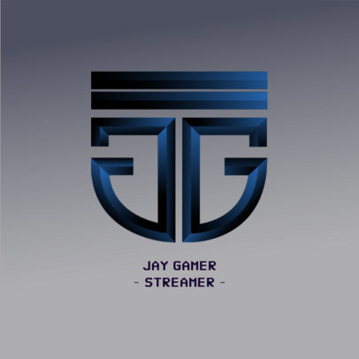 Logo Maker Featuring a Monogram for a Gamer