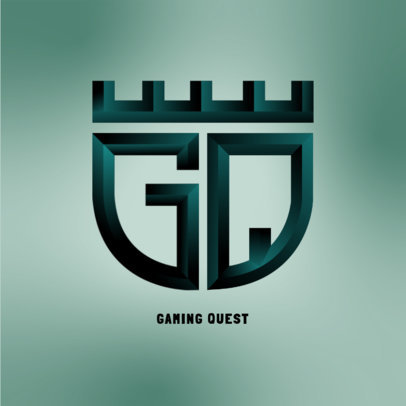 Gaming Logo Creator with a Cool 3D Monogram