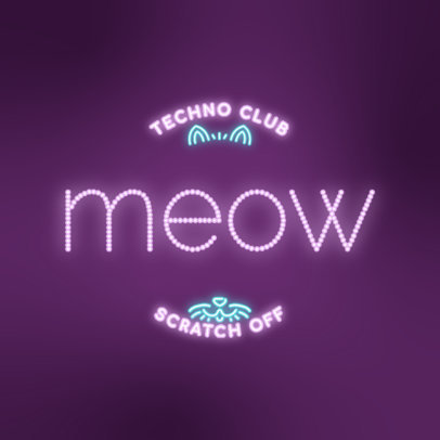 Cool Logo Generator for a Techno Club 3632h