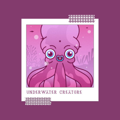 Cover Template for a Lo-Fi Hip-Hop Album