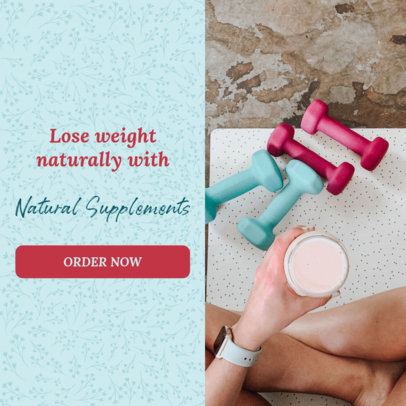 MLM-Themed Ad Banner Creator for a Natural Wellness Product 2903j