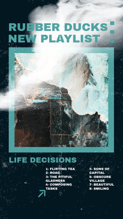 Instagram Story Template for Indie Rock Musicians 