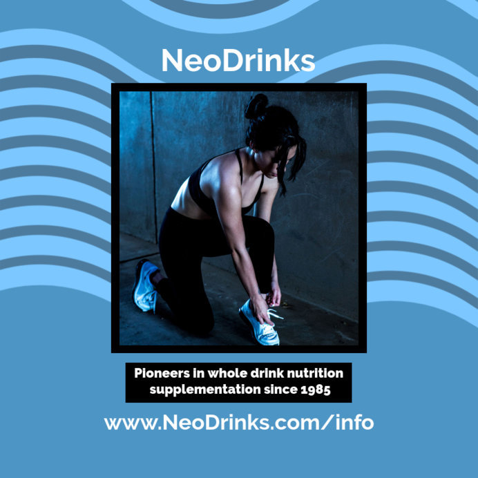 Online Ad Banner Template for Food Supplement Products