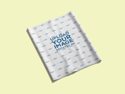 Mockup of a Customizable Neck Gaiter Placed on a Colored Surface 4998-el1