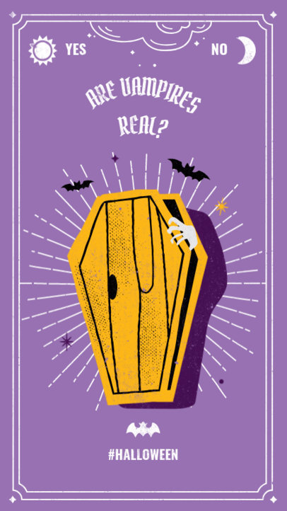 Instagram Story Design Template with a Halloween Theme