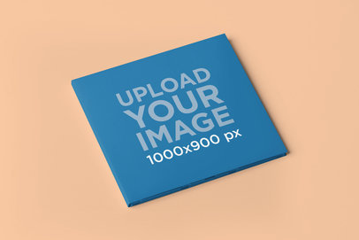 Digipack Mockup Featuring a Minimalistic Setting 4932-el1