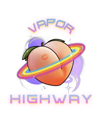 Urban-Style T-Shirt Design Maker Featuring a Psychedelic Peach Illustration