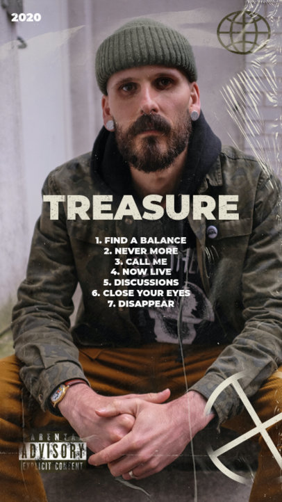 Instagram Story Creator for the Playlist of a Melancholic Rocker 2845e-el1