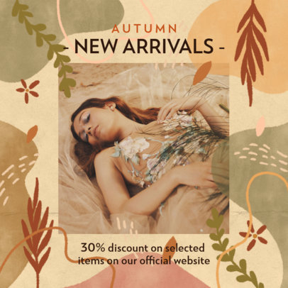 Instagram Post Maker Featuring Autumn Graphics