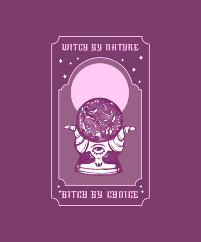Quote T-Shirt Design Maker for a Sassy Witch