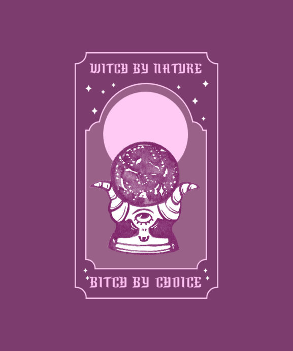 Placeit - Quote T-Shirt Design Maker for a Sassy Witch