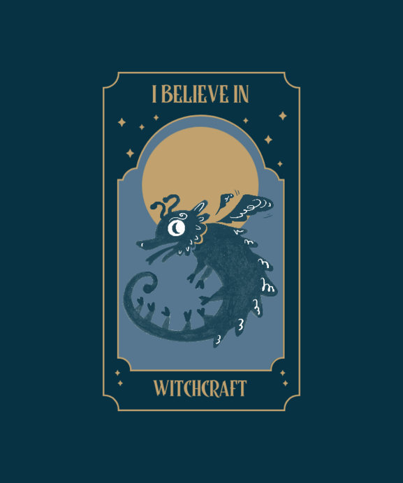 Placeit - T-Shirt Design Maker with a Witchery Theme