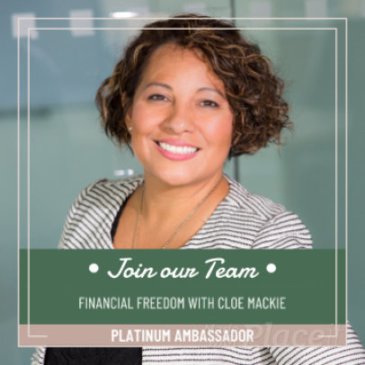 Instagram Post Video Template for an MLM Proposal 885a-2307