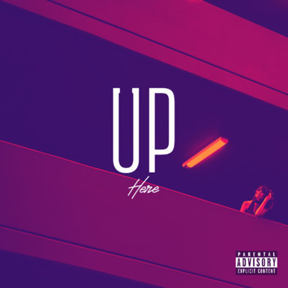 Album Cover Maker for an Electro-Pop Singer