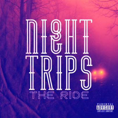 Album Cover Design Maker for a Trance Music Creator 2932n