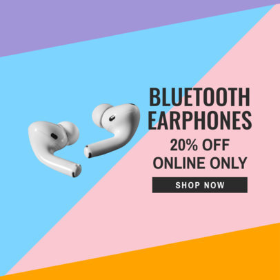 Ad Banner Design Template for a Dropshipping Business of Electronics 2938i