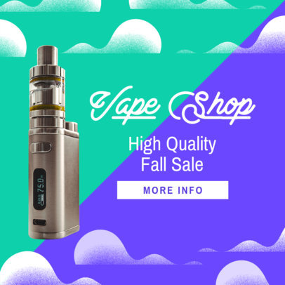 Ad Banner Template for a Dropshipping of Vaping Products 2938d