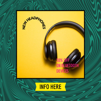 Ad Banner Maker for a Discount on Dropshipping of Bluetooth Devices 2937g