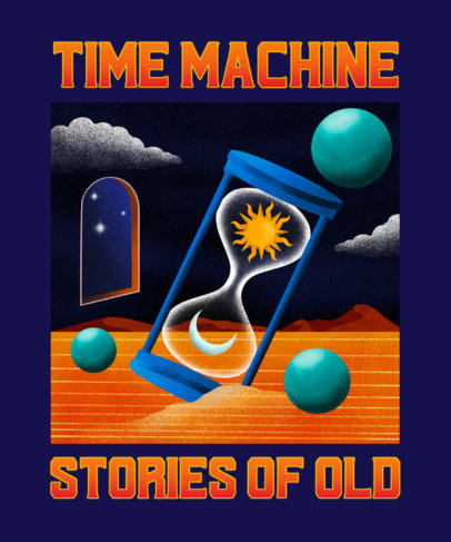 Surreal T-Shirt Design Template for Prog-Rock Bands 2942a