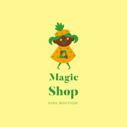 Colorful Logo Template for a Children's Apparel Brand