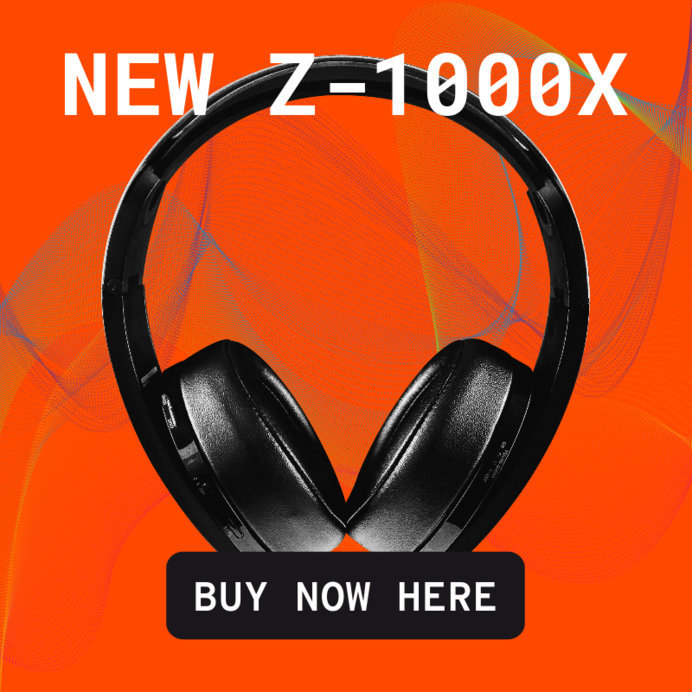 Dropshipping-Themed Ad Banner Maker for Sound Devices