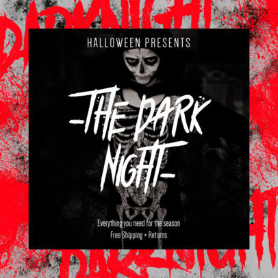 Instagram Post Design Generator Featuring Halloween Graphics 