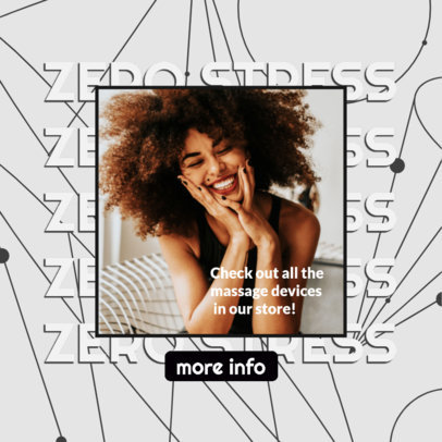 Ad Banner Creator for Dropshipping Massage Devices 2937b