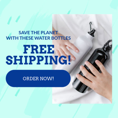 Dropshipping Ad Banner Maker Featuring a Free Shipping Offer 2936f