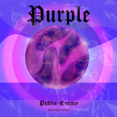 Album Cover Maker for a Rock Artist with Airbrush Graphics 2943d