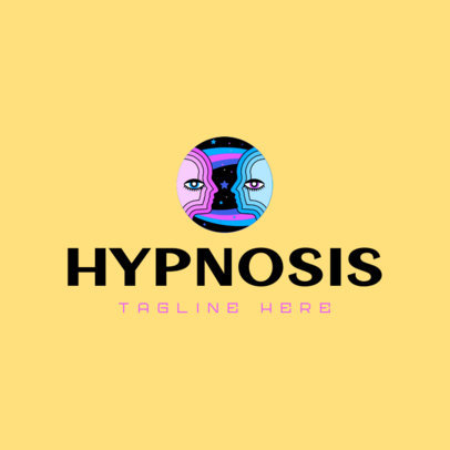 Logo Maker for an Acid Music Channel Featuring Trippy Clipart 3694o