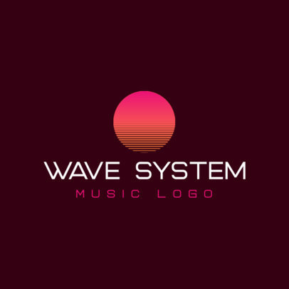 Music Logo Template for a Record Store