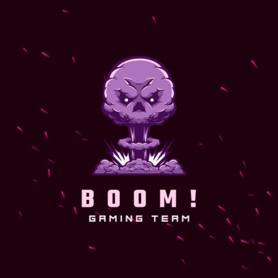 Gaming Team Logo Creator with a Graphic of an Explosion