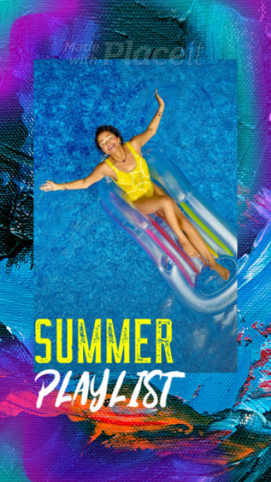 Instagram Story Video Maker for an Electronic Music Summer Playlist