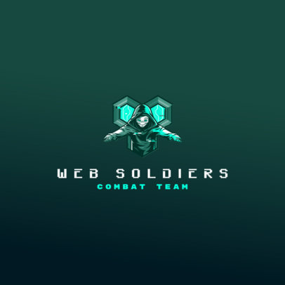Logo Maker Featuring a Masked Hacker
