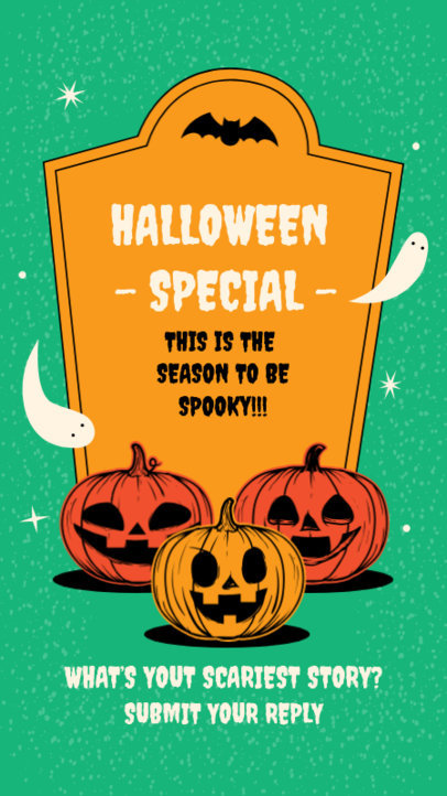 Instagram Story Design Template For Halloween Questions