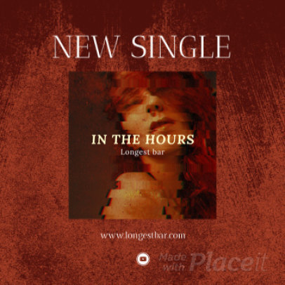 Instagram Post Video Template to Promote an Indie Band's New Single