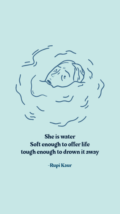 Instagram Story Generator With a Mental Health Awareness Quote 