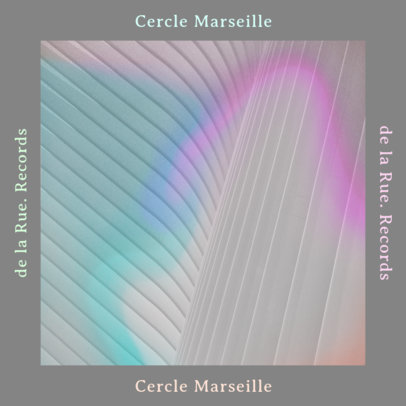 Minimalist Cover Design Template for a Lo-Fi Album