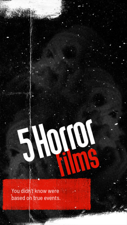 Horror-Themed Instagram Story Maker to Suggest Movies