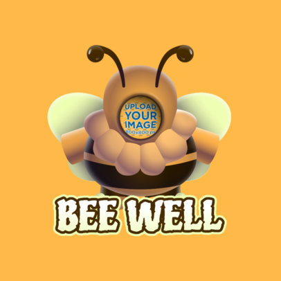 Twitch Emote Logo Maker of a Bee Based on Fall Guys 3690b