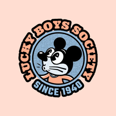Logo Generator with a Funny Mouse Cartoon Graphic