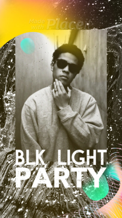 Instagram Story Video Creator for a Hip-Hop Music Event