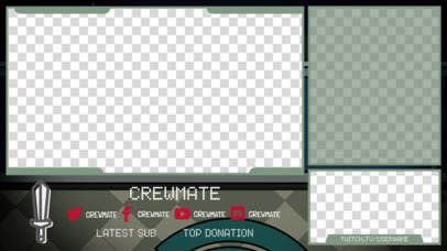 Twitch Overlay Maker with Multiple Webcams for Among Us-Inspired Live Reactions  2990